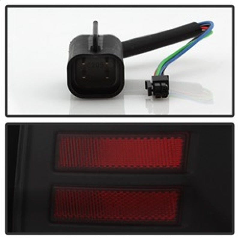 Spyder Dodge Ram 2013-2014 Light Bar LED Tail Lights - Black ALT-YD-DRAM13V2-LED-BK 5084057 5084057 Photo - Unmounted
