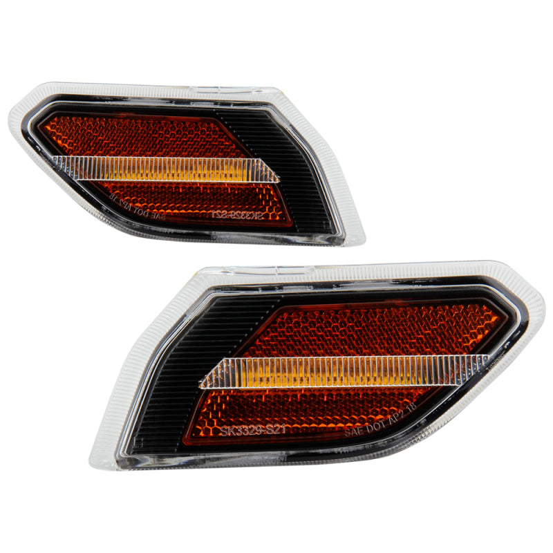 Spyder Jeep Wrangler 19-20 LED Side Marker Lights - Black (SML-YD-JW19-LED-BK) 5087836 5087836 Photo - Primary