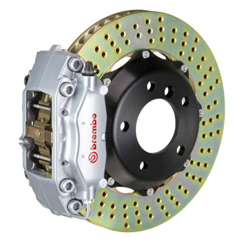 Brembo GT Brakes Lotus Elise Exige Front non 4-piston Caliper 05-11 Drilled Silver 1C1.6002A3 Photo - Primary