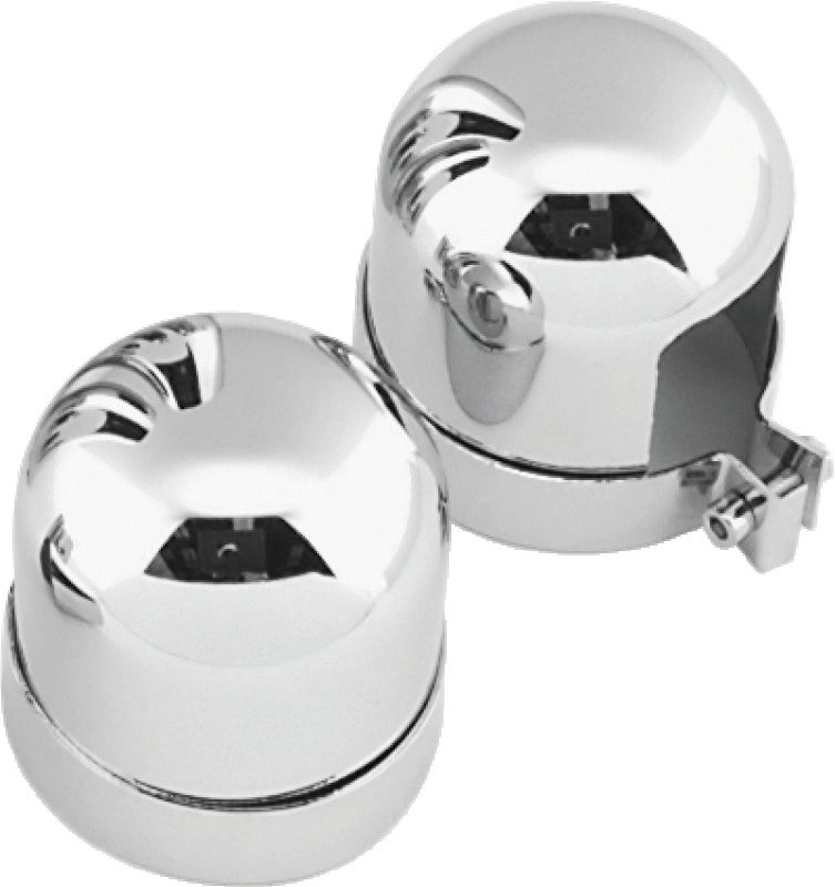 Bikers Choice 52-64 K XL 58-64 FL & Custom Chrome Shock Top Covers Replaces H-D 54707-84T 490840 490840 Photo - Primary