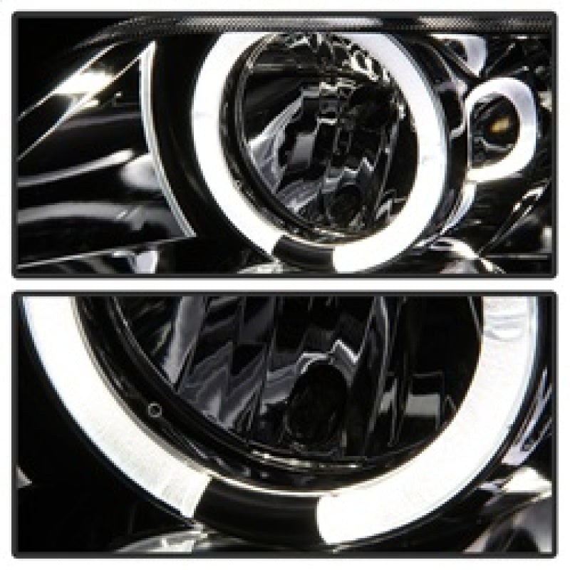 Spyder BMW Z3 96-02 Projector Headlights LED Halo Chrome High H1 Low H1 PRO-YD-BMWZ396-HL-C 5009098 5009098 Photo - Unmounted