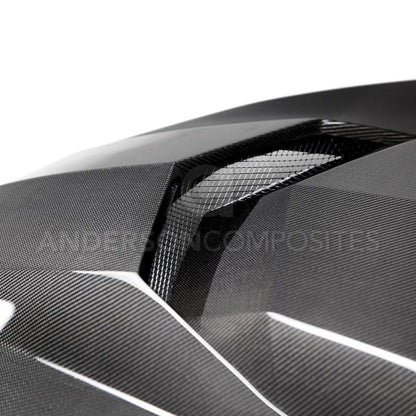 Anderson Composites 2016+ Type-AZ Camaro Double Sided Fiber Hood AC-HD16CHCAM-AZ-DS AC-HD16CHCAM-AZ-DS User 3