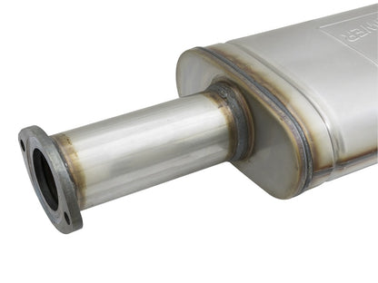 aFe  POWER Rebel Series Middle-Side Exit SS Cat-Back Exhaust System 49-46032-P Photo - Unmounted