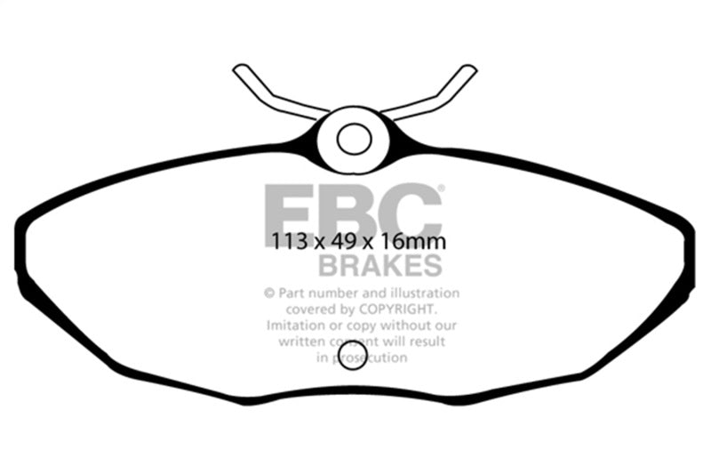 EBC Disc Brake Pad Set DP31221/2C Photo - Primary