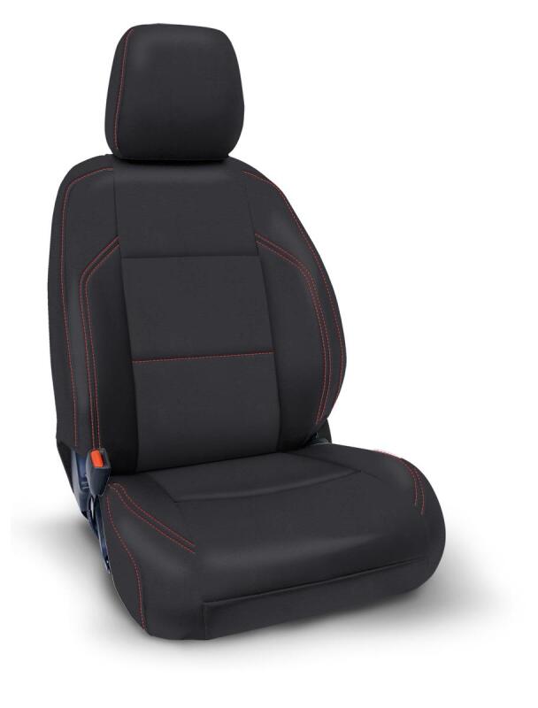 PRP Seats PRP 2016+ Toyota Tacoma Front Seat Covers (Pair) - Black with Red Stitching B053-01 B053-01 Photo - Primary