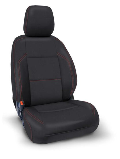 PRP Seats PRP 2016+ Toyota Tacoma Front Seat Covers (Pair) - Black with Red Stitching B053-01 B053-01 Photo - Primary