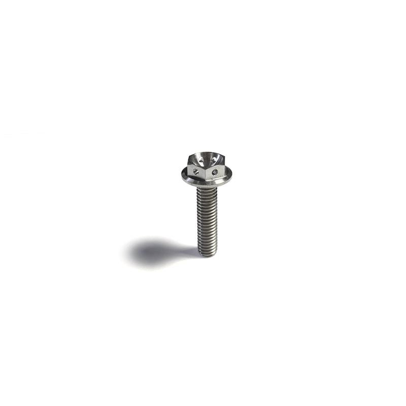 Ticon Industries Titanium Bolt Flanged M6x30x1TP 10mm 6pt Head Drilled 126-00413-0530 126-00413-0530 User 1