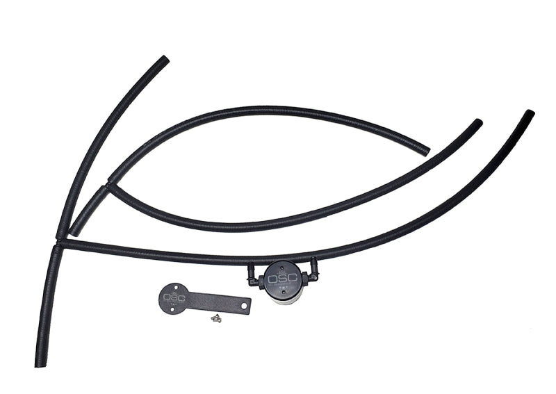 J&L 16-22 Nissan Titan 5.6L Passenger Side Oil Separator 3.0 - Black Anodized 3108P-B 3108P-B Photo - Primary