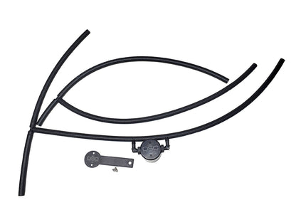 J&L 16-22 Nissan Titan 5.6L Passenger Side Oil Separator 3.0 - Black Anodized 3108P-B 3108P-B Photo - Primary