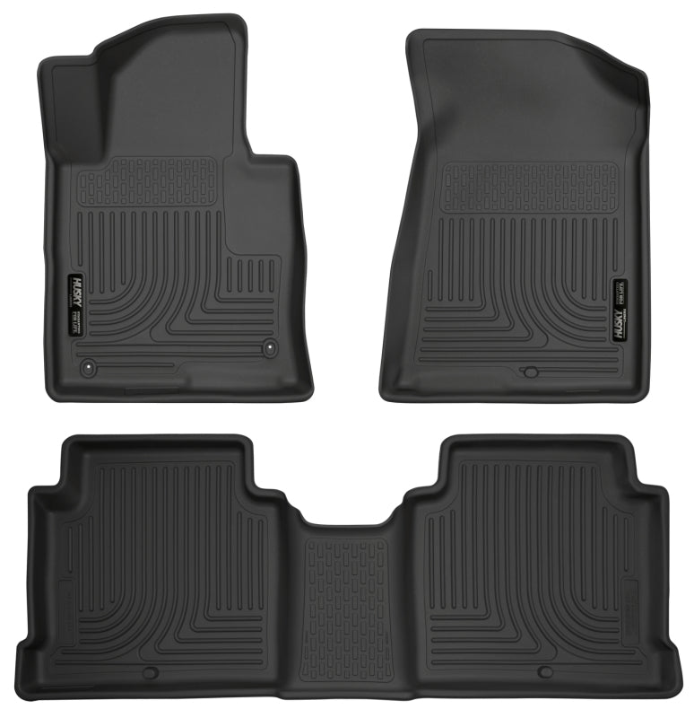 Husky Liners 2015 Hyundai Sonata Weatherbeater Black Front & 2nd Seat Floor Liners 99631 Photo - Primary