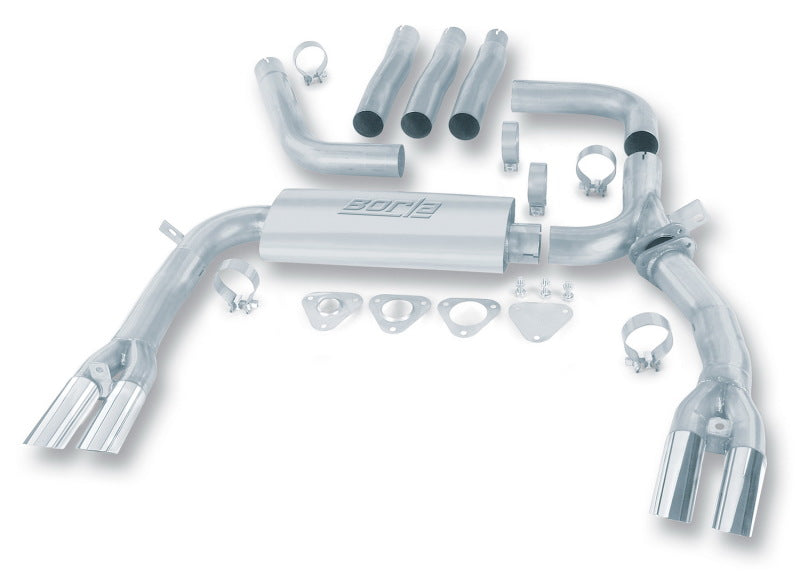 Borla 84-92 Chevrolet Camaro / Pontiac Trans Am 5.0L/5.7L V8 3in Adj SS Cat-Back Exhaust w/ Adapters 14888 14888 Photo - Primary