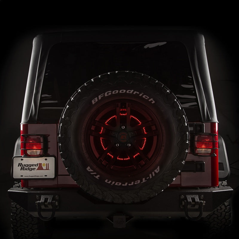 Rugged Ridge Third Brake Light Ring,LED 11585.04 Photo - Mounted