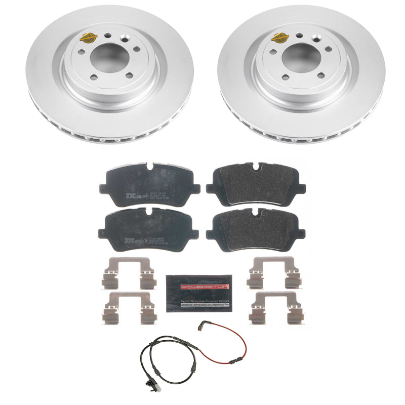 Power Stop 2017 Land Rover Discovery Rear Euro-Stop Brake Kit ESK7174 ESK7174 Photo - Primary