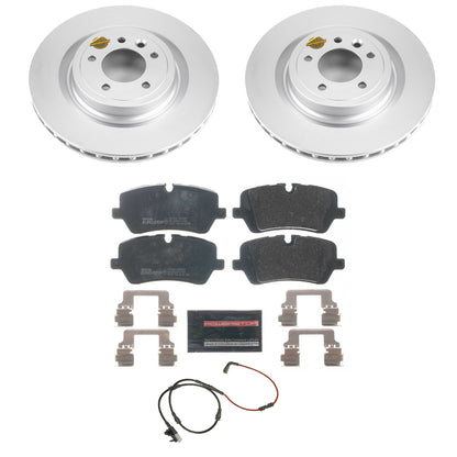 Power Stop 2017 Land Rover Discovery Rear Euro-Stop Brake Kit ESK7174 ESK7174 Photo - Primary