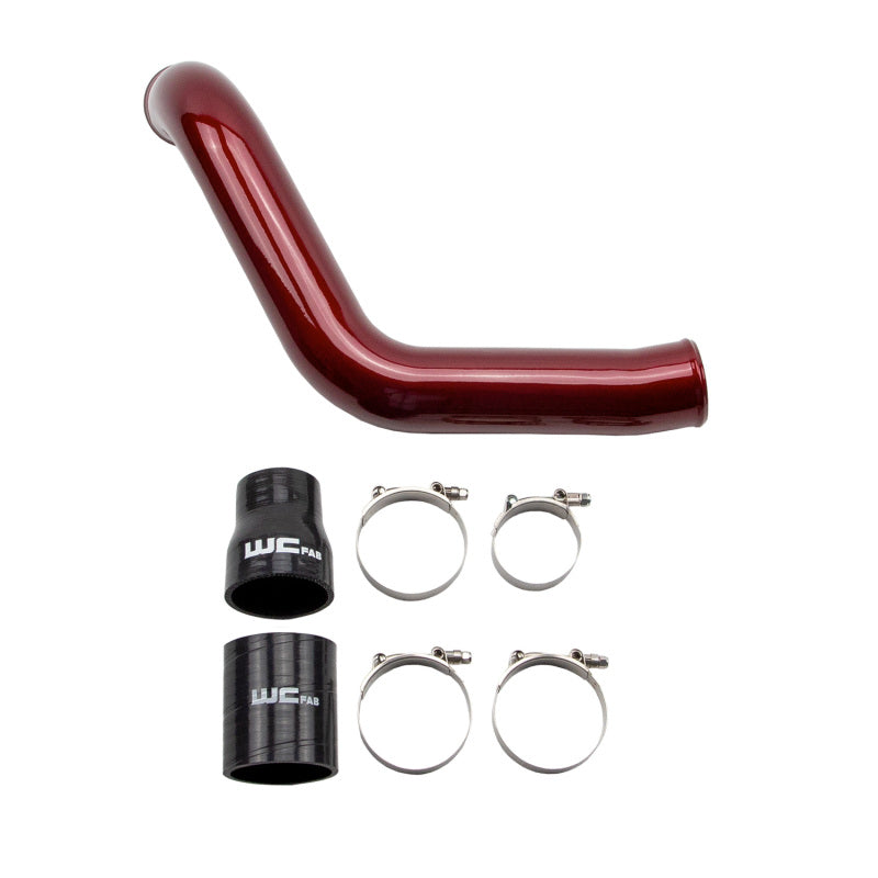 Wehrli 04-05 Duramax (LLY) Passenger Side 3in Intercooler Pipe - Red WCF100355-RED WCF100355-RED Photo - Primary