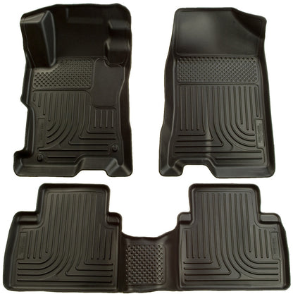 Husky Liners 07-12 Nissan Altima (Non-Hybrid) WeatherBeater Combo Black Floor Liner 98601 Photo - Primary