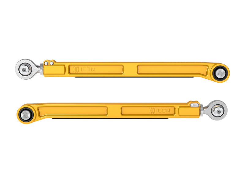 ICON 22-23 Toyota Tundra / 2024 Toyota Tacoma Billet Rear Lower Link Kit - Gold Anodized 54002G 54002G Photo - Primary