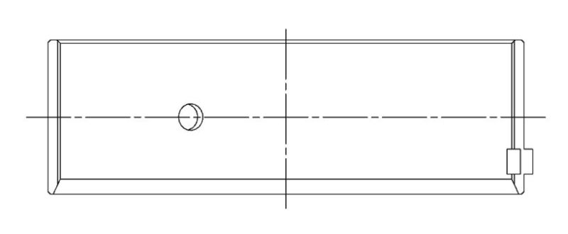 ACL Ford Prod. V8 255-289-302 Race Series Engine Connecting Rod Bearing Set 8B634H-001 8B634H-001 Technical Drawing