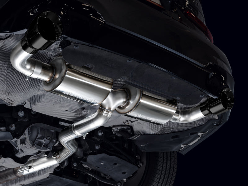 AWE Tuning AWE 19-23 BMW 330i / 21-23 BMW 430i Base G2X Touring Axle Back Exhaust - Diamond Black 3015-33429 3015-33429 Photo - Mounted