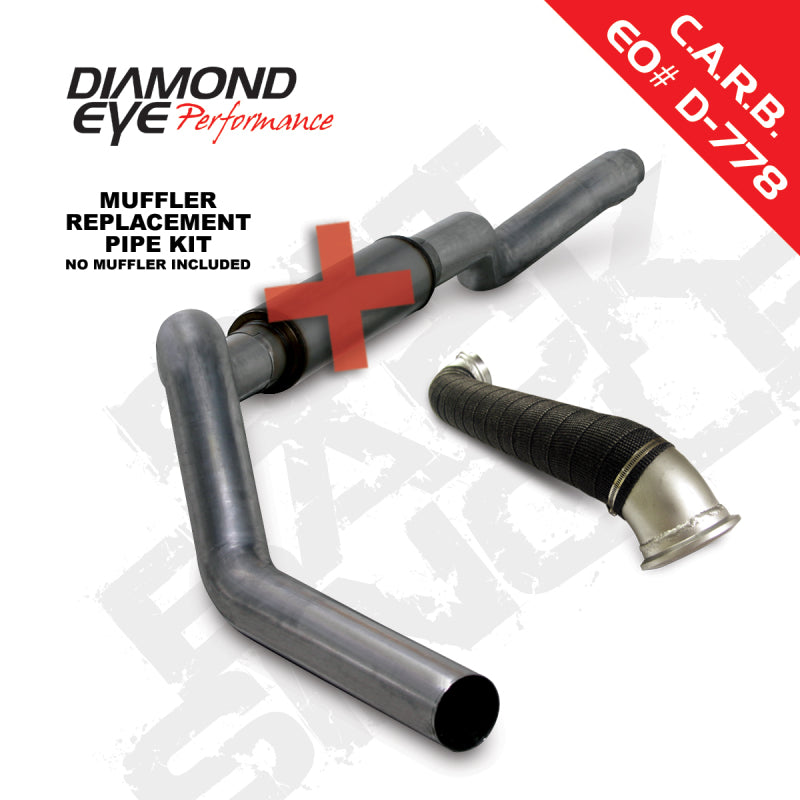 Diamond Eye Performance Diamond Eye KIT 5in CB MRP SGL w/ TDP SS 06-07 Chevy/GMC 6.6L Duramax 2500/3500 K5123S-RP K5123S-RP Photo - Primary