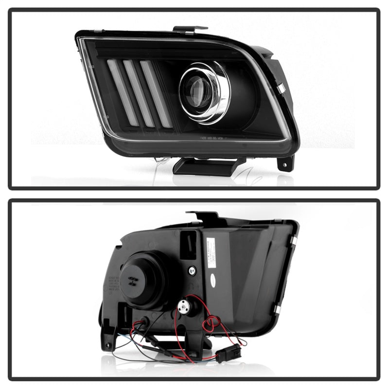 Spyder Ford Mustang 05-08 V2 High-Power LED Headlights - Black PRO-YD-FM05AP-BK 5088192 5088192 Photo - Unmounted