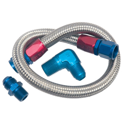 Edelbrock 22-Inch Fuel Line Kit 8122 Photo - Primary