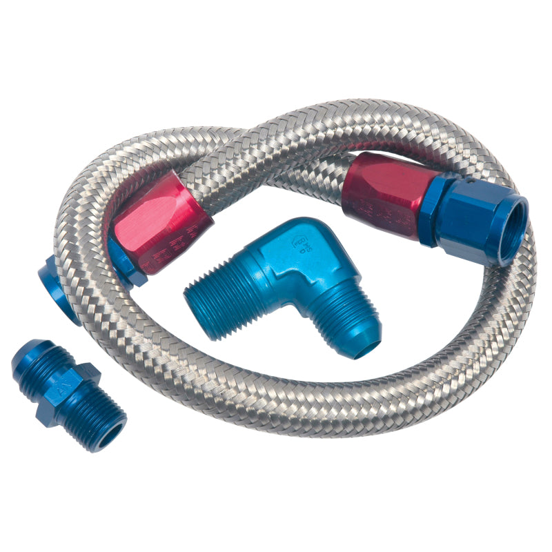Edelbrock 22-Inch Fuel Line Kit 8122 Photo - Primary