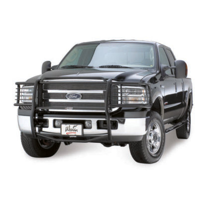 Westin 2005-2007 Ford F-250/350/450/550HD Super Duty Sportsman Grille Guard - Black 40-1645 40-1645 Photo - Mounted