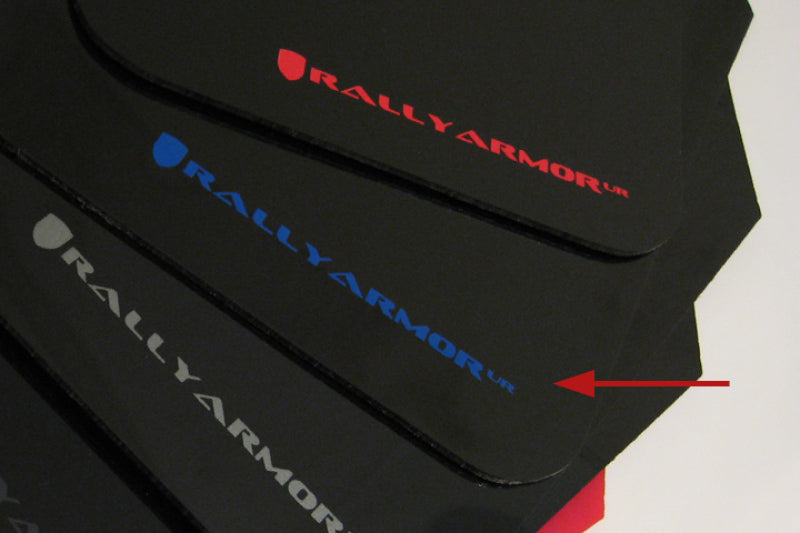 Rally Armor 02-07 UR Rally Mud flap Blue Logo MF1-UR-BLK/BL User 1