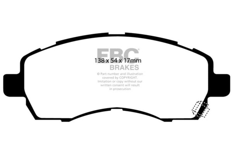 EBC Disc Brake Pad Set UD722 Photo - Primary