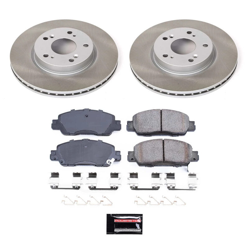 PowerStop Power Stop 16-17 Honda Accord Front Semi-Coated Rotor Kit SC7345 SC7345 Photo - Primary