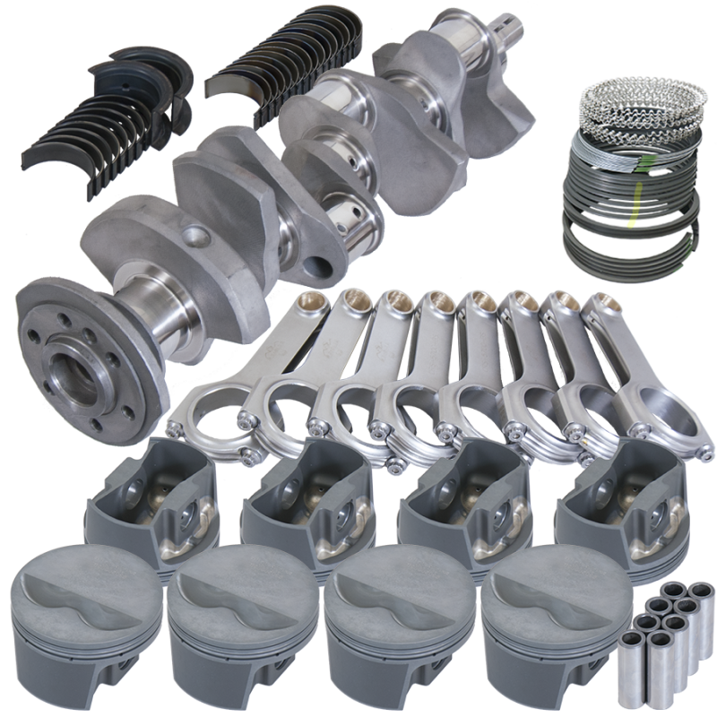 Eagle SBC 350 Competition Rotating Assembly 3.480in Stroke 5.700in Rods Forged Pistons .030 Overbore 12001030 12001030 Photo - Primary