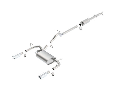 Borla 12-16 Jeep Wrangler JK 3.6L AT/MT 4Wheel 4dr Truck Single Split Rear Exit Catback Exhaust 140459 140459 Photo - Primary
