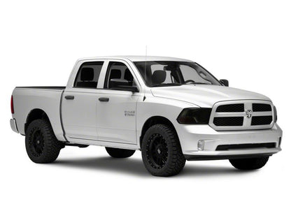 Raxiom 09-18 Dodge RAM 1500 Axial OEM Rep Headlights w/ Single Bulb- Chrome Housing (Smoked Lens) R118019 R118019 Photo - Close Up