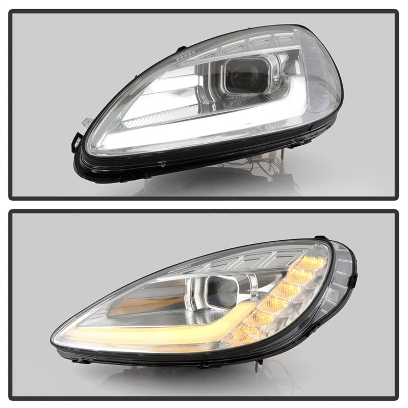 SPYDER 05-13 Chevy Corvette C6 Projector Headlights Seq LED Turn Signal w/SB DRL Parking Light 5087928 5087928 Photo - Unmounted