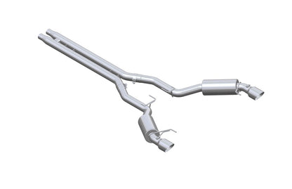 MBRP 15-17 Ford Mustang 5.0L 3in Cat Back Exhaust MBRS7278AL S7278AL Photo - Primary