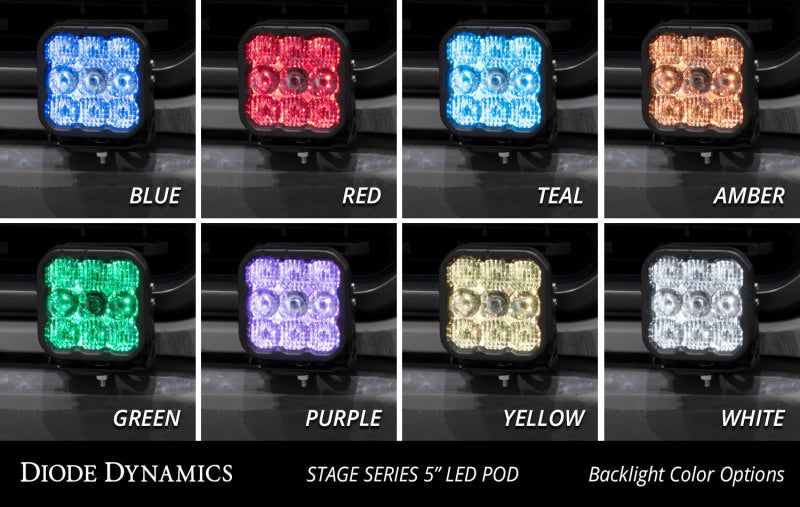 Diode Dynamics 21-22 Ford F-150 SS5 Bumper LED Pod Light Kit Sport - White Combo DD7326 DD7326 User 5