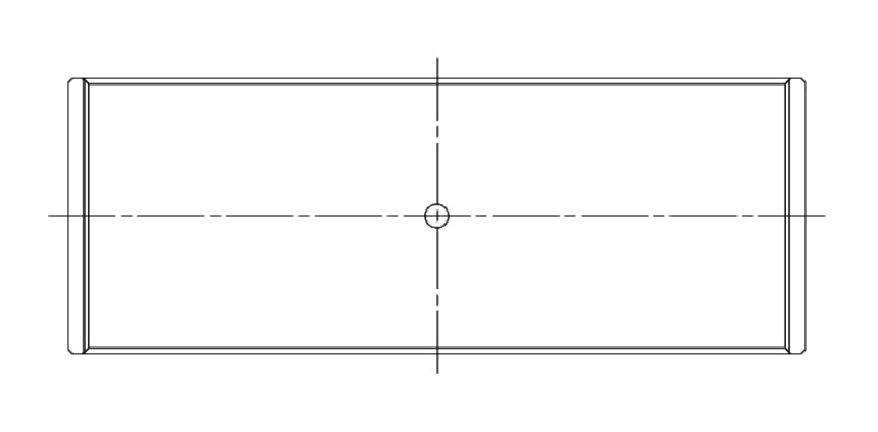 ACL VW 4 1970-1983cc 2000 on Engine Connecting Rod Bearing Set 4B1609H-.025 4B1609H-.025 Technical Drawing