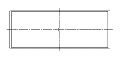 ACL VW 4 1970-1983cc 2000 on Engine Connecting Rod Bearing Set 4B1609H-.025 4B1609H-.025 Technical Drawing