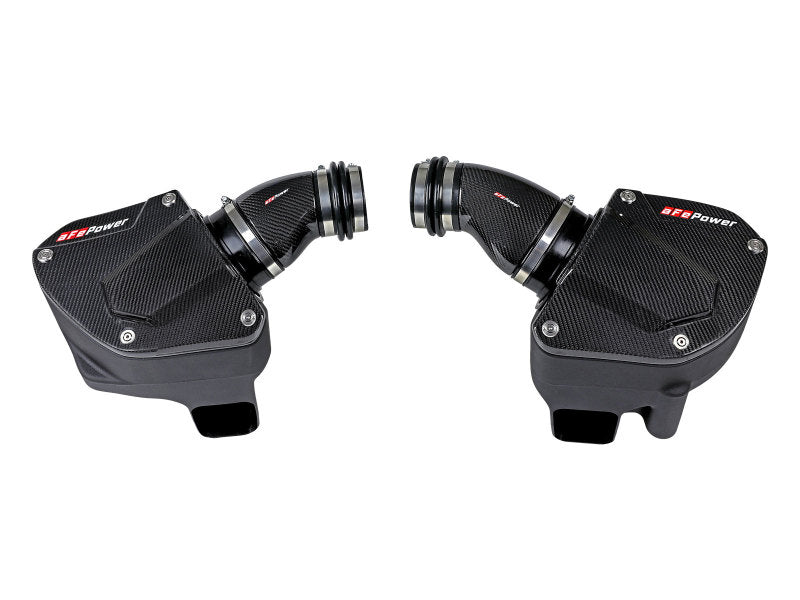 aFe Momentum Black Series Carbon Fiber Pro 5R Air Intake System BMW M5 (F90) 18-19 58-10005R 58-10005R Photo - Unmounted