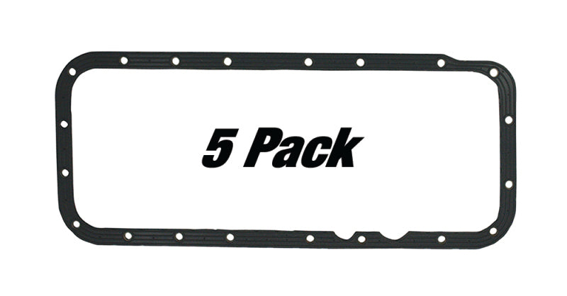 Moroso Chrysler 361-440 HEMI Oil Pan Gasket - One Piece - Reinforced Steel (5 Pack) 93180