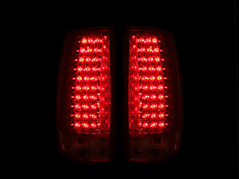 Anzo 2007-2014 Chevrolet Suburban LED Tail lights Red/Clear G4 311140 Photo - Unmounted