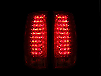 Anzo 2007-2014 Chevrolet Suburban LED Tail lights Red/Clear G4 311140 Photo - Unmounted