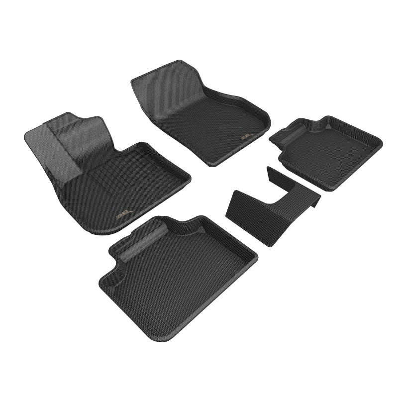 3D MAXpider 2024+ Mini Countryman (non-SE) Kagu 1st and 2nd Row Floormats - Black L1MN02201509 L1MN02201509 Photo - Primary