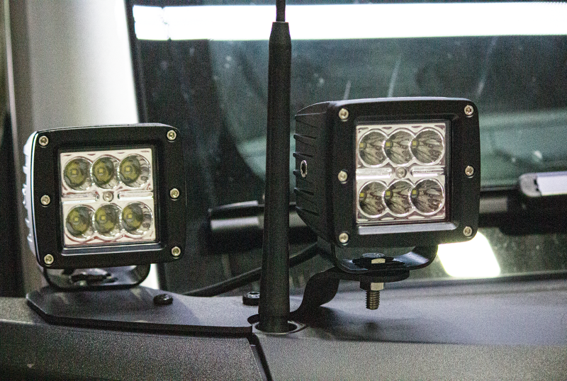 Fishbone Offroad 2021+ Ford Bronco Light Brackets - Black FB21350 FB21350 Photo - lifestyle view