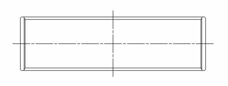 ACL Toyota 1UR-FE/2UR/3UR-FE Standard Size High Performance Rod Bearing Set w/.001 Oil Clearance 8B8630HX-STD 8B8630HX-STD Technical Drawing