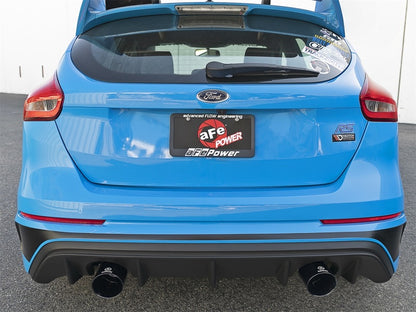 aFe Takeda 3in 304 SS Cat-Back Exhaust System w/ Black Tips 16-18 Ford 49-33103-B Photo - Mounted