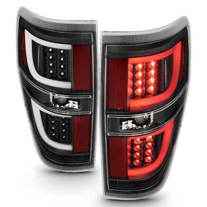 Anzo 2009-2013 Ford F-150 LED Taillights Black 311257 Photo - Unmounted