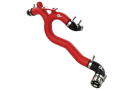 aFe 2018-2020 Kia Stinger 19-22 G70 BladeRunner 3in Aluminum Hot Charge Pipe Red 46-20508-R 46-20508-R Photo - Primary