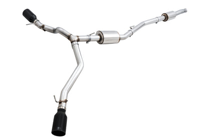 AWE Tuning 20-21 Jeep Gladiator JT 3.6L Tread Edition Cat-Back Dual Exhaust - Diamond Black Tip 3015-33101 3015-33101 Photo - Primary